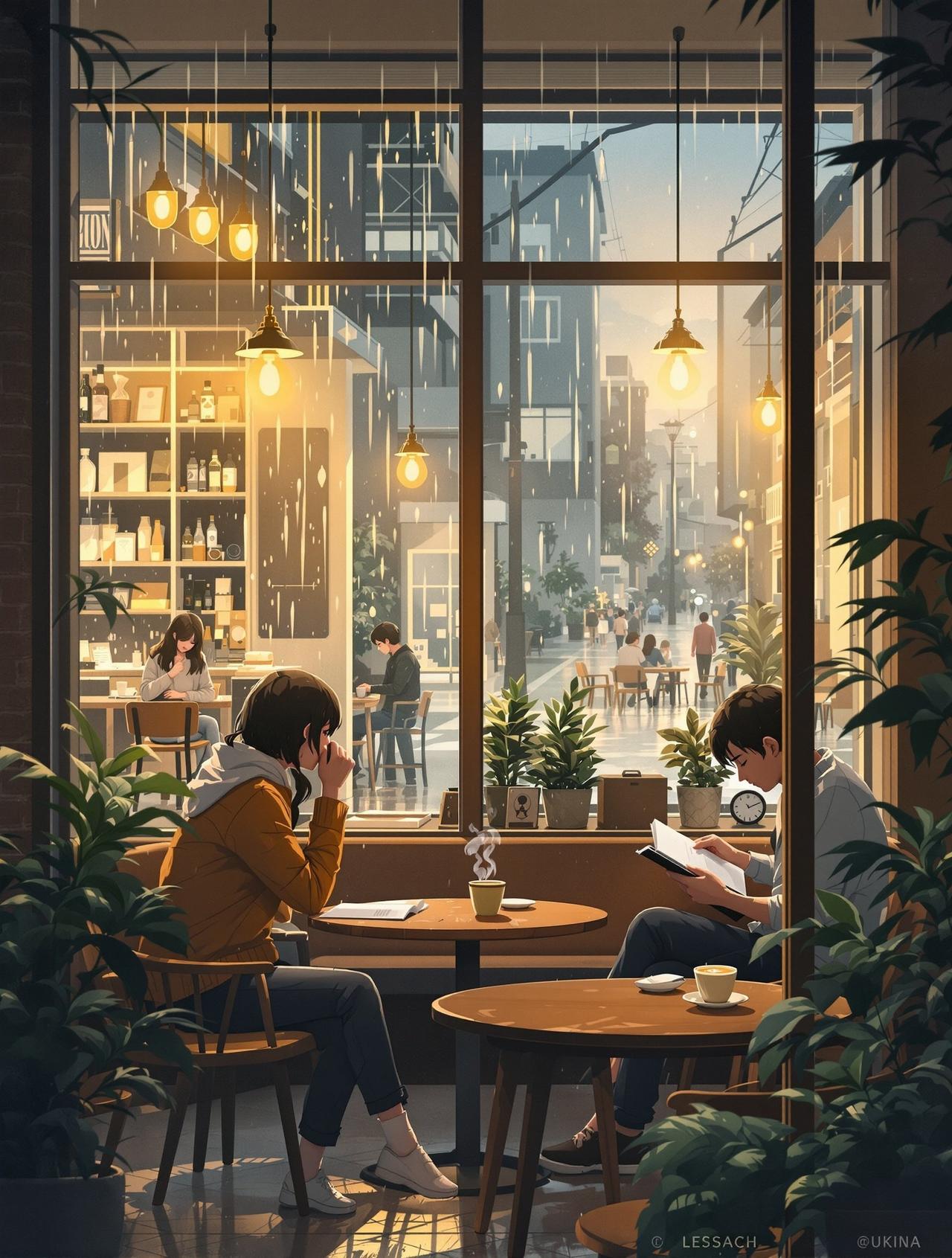 免费短剧网 - 雨天的咖啡店