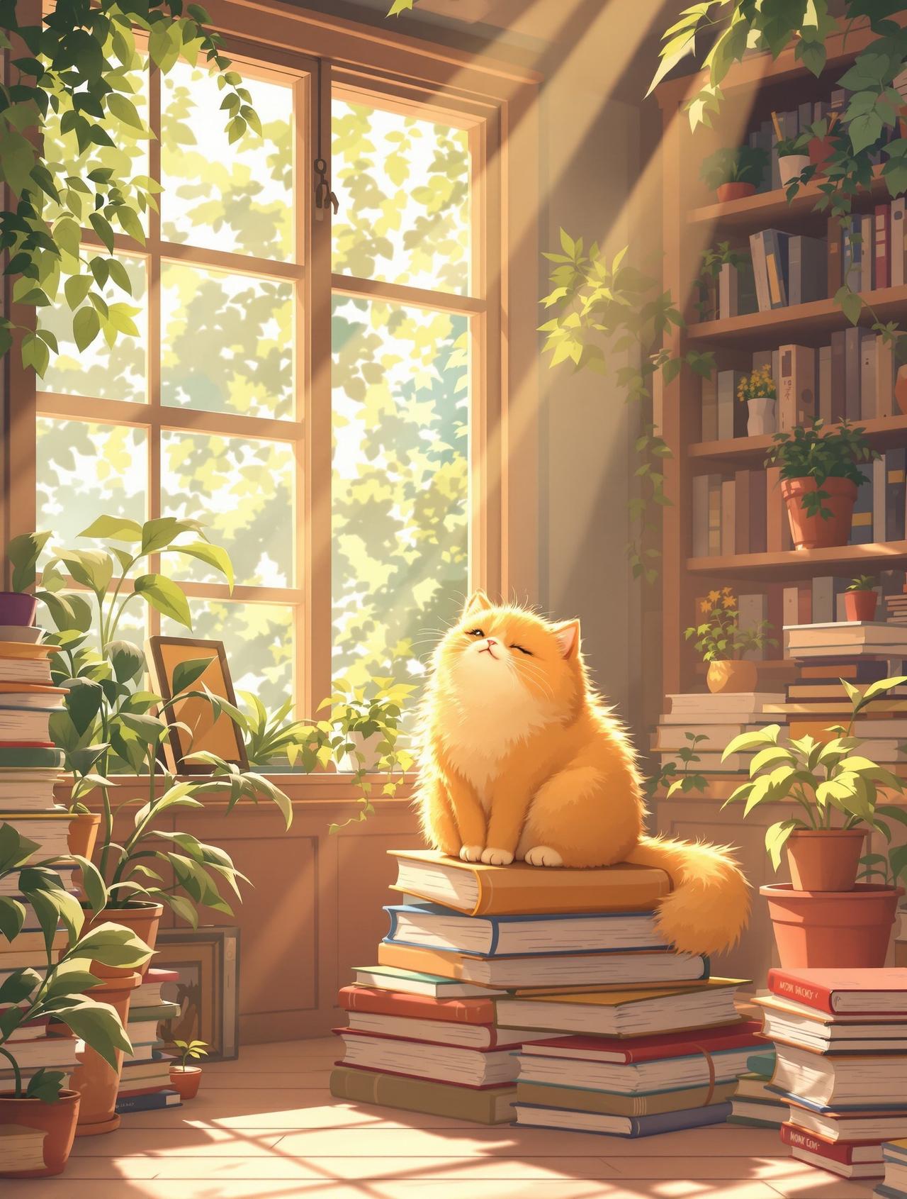 免费短剧网 - 夏日的猫与旧书屋
